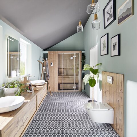 Uitschuifbare sauna S1