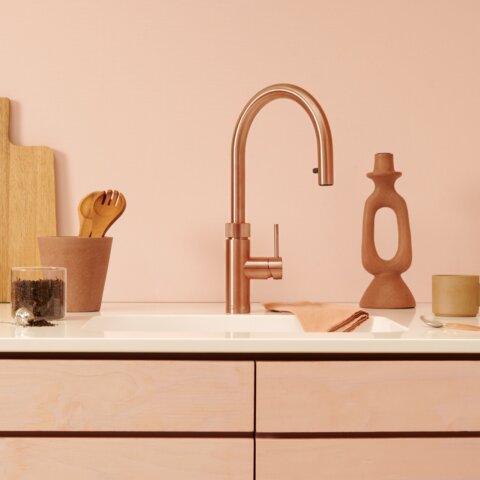 Rosé Copper Finish