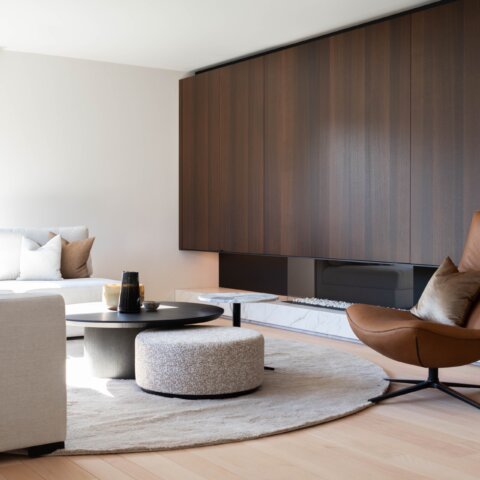 Warme cognac tinten