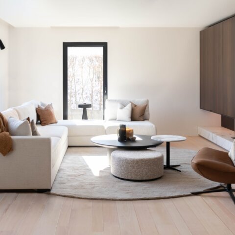 Warme cognac tinten