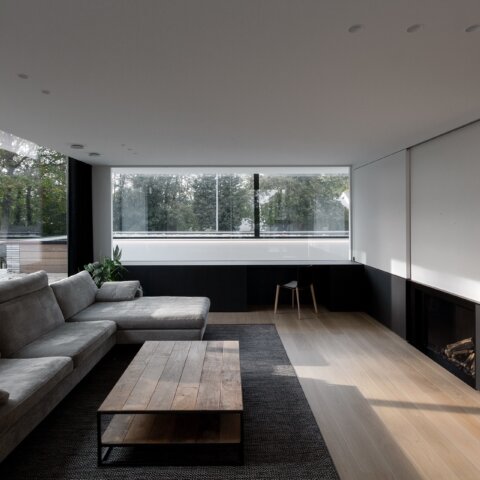 Woning met luxe gevelstenen gerealiseerd door Vande Moortel