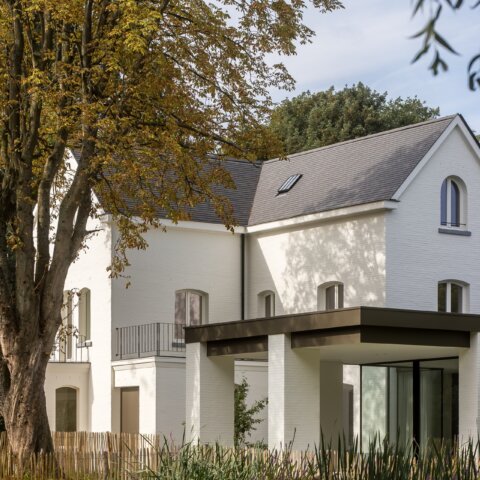 Strakke villa in idyllisch landschap