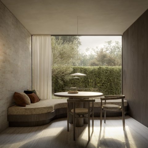 Nō. 23 Eengezinswoning met harmonie tussen architectuur en natuur