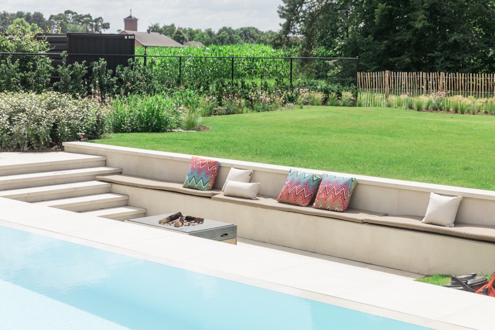 prachtige tuin met zwembad, Ibiza stijl tuin, luxe tuin met zwembad, Luxury, Design, Exclusive, Modern, Custom Made, Special, Beautiful