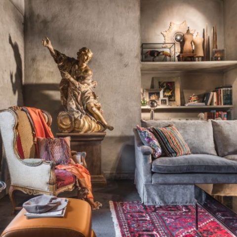 Mansarde in loftstijl