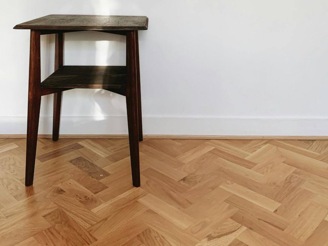 De charme van een houten visgraatvloer