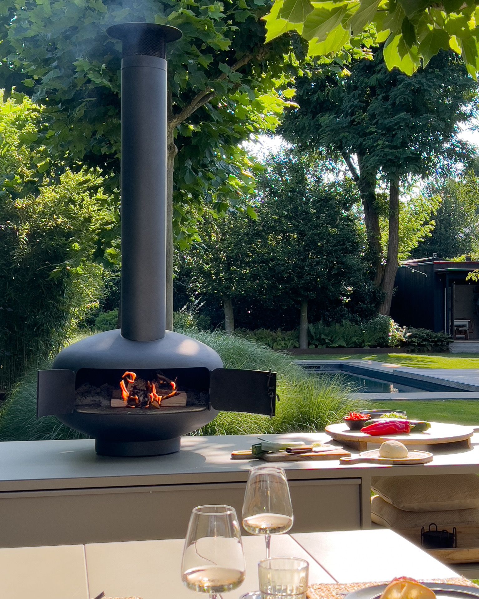 horno de leña exterior para pizza: luxe tuin met buitenkeuken, luxe buitenkeuken, exclusieve buitenkeuken, luxe buitenkeuken, Luxury, Design, Exclusive, Modern, Custom Made, Special, Beautiful