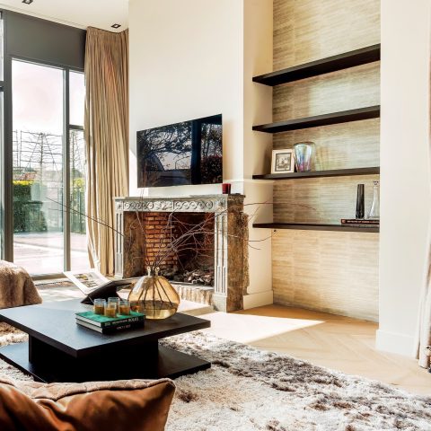 Totaal interieur met luxe woonsfeer
