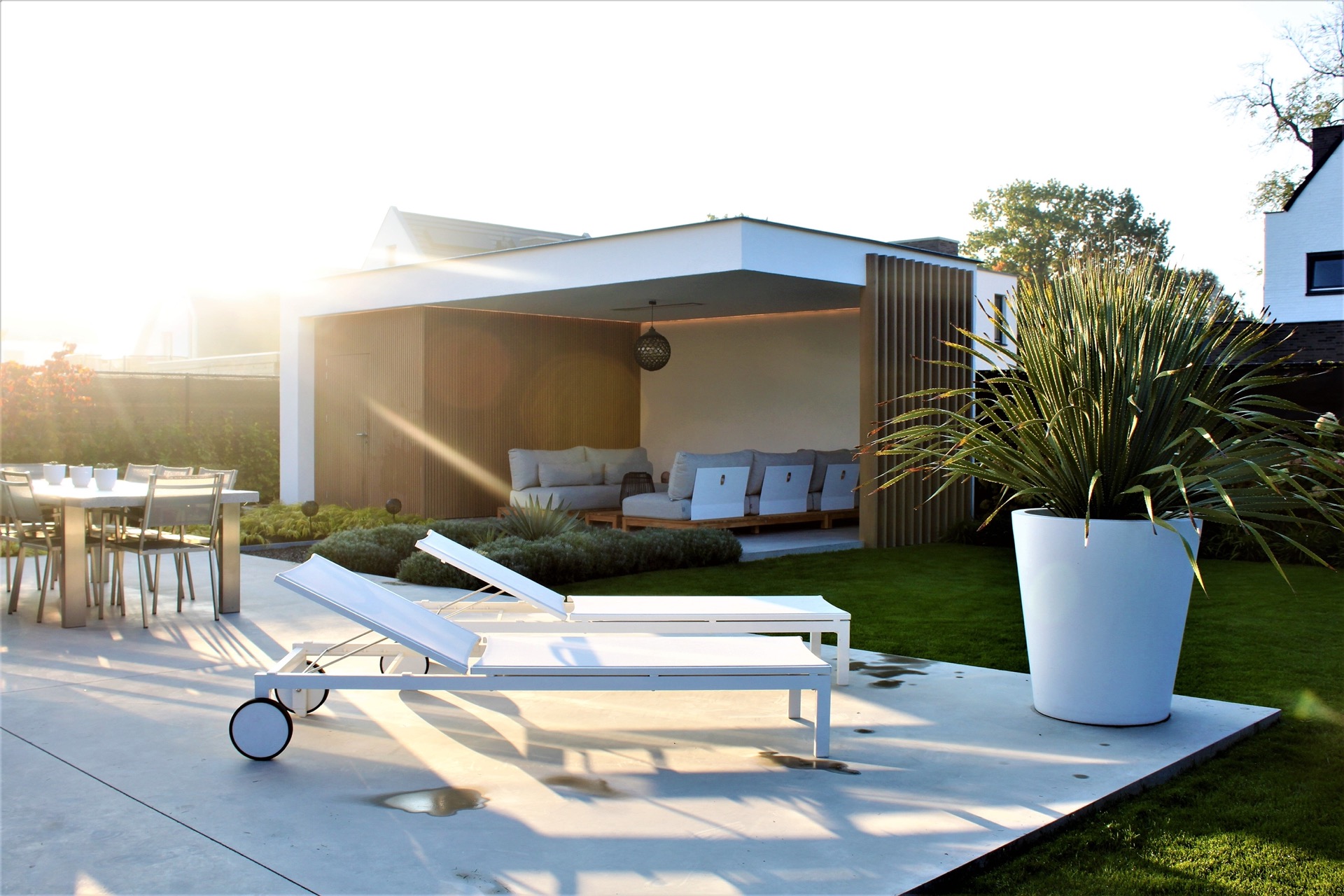 luxe tuin, luxe tuin met overkapping, moderne tuin, Luxe, Design, Exclusief, Modern, Maatwerk, Bijzondere, Mooie