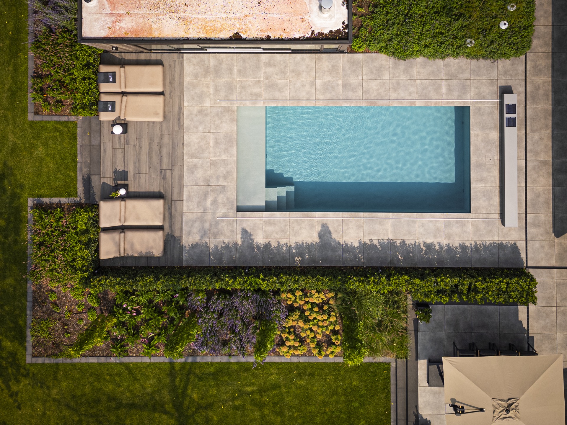 piscina incassata moderna con sistema di copertura, Luxury, Design, Exclusive, Modern, Custom Made, Special, Beautiful