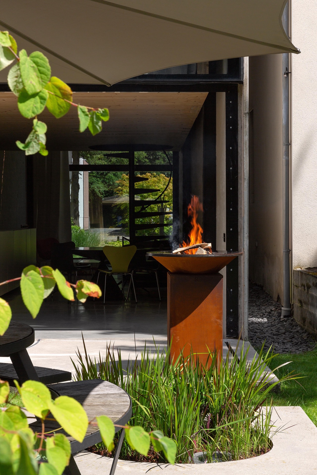 luxe tuinaccesiores, luxe vuurkorf in tuin, luxe tuin, Luxury, Design, Exclusive, Modern, Custom Made, Special, Beautiful
