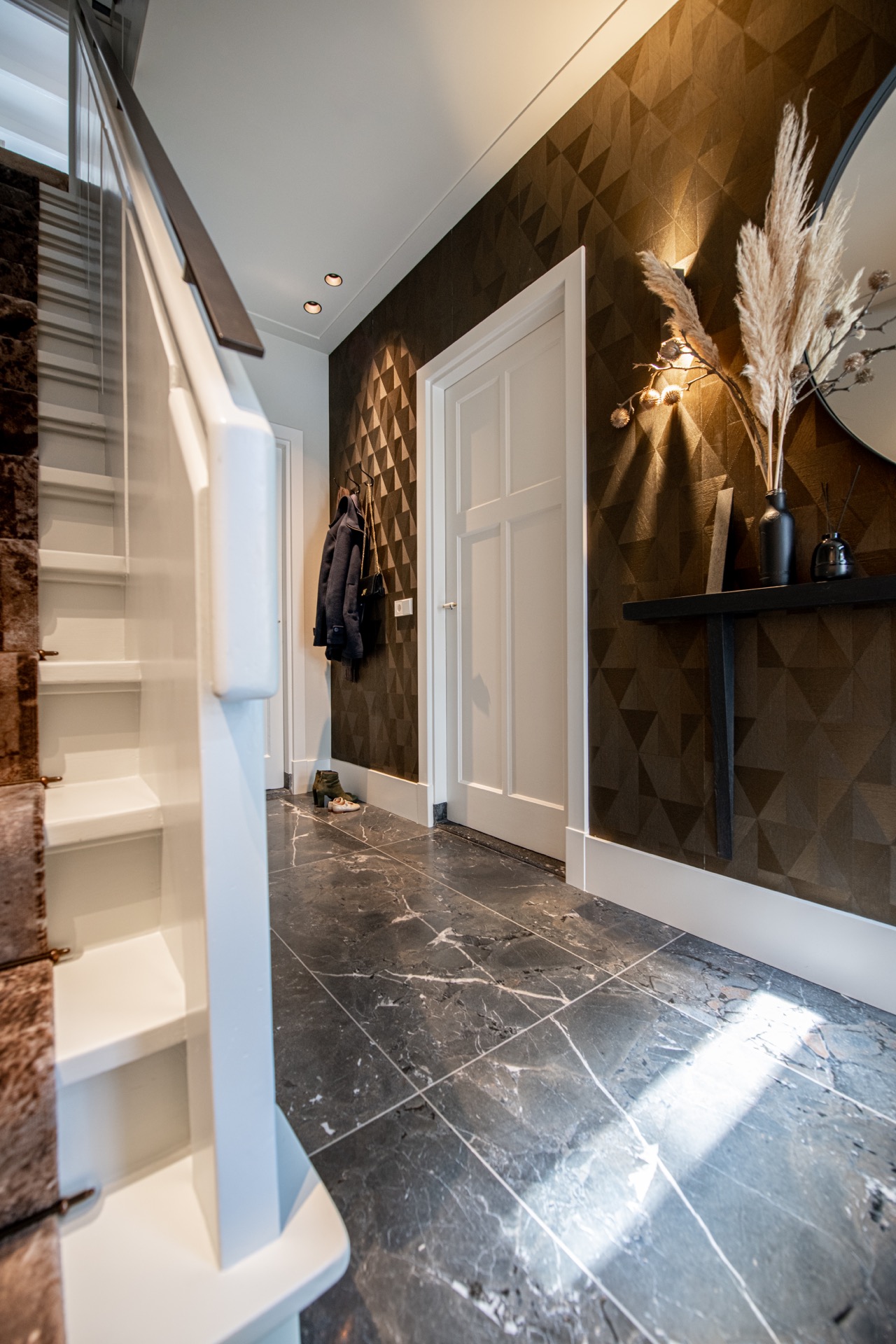 piastrelle effetto marmo per la cucina: ingresso con piastrelle effetto marmo sul pavimento, finitura geometrica della, Luxury, Design, Exclusive, Modern, Custom Made, Special, Beautiful