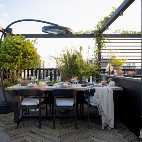 Luxe en sfeer op dakterras in hartje Amsterdam