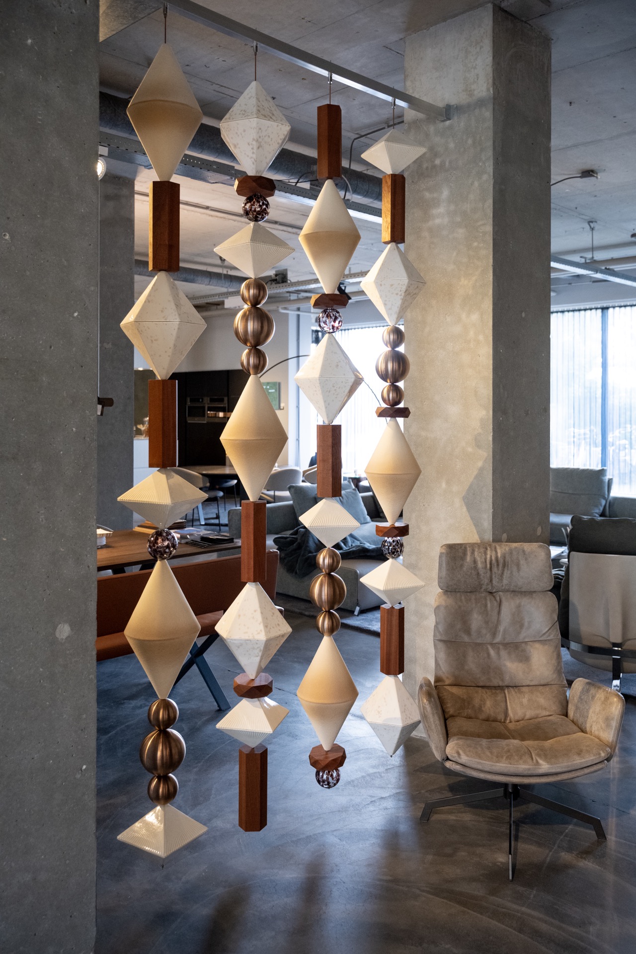 divisori per interni: sculture impilate con forme geometriche e colori caldi, Luxury, Design, Exclusive, Modern, Custom Made, Special, Beautiful