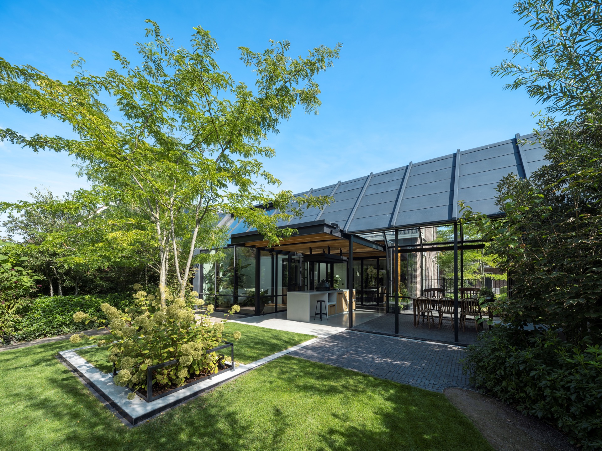 interno-esterno casa: interno con parete in vetro e vista sul giardino, Luxury, Design, Exclusive, Modern, Custom Made, Special, Beautiful