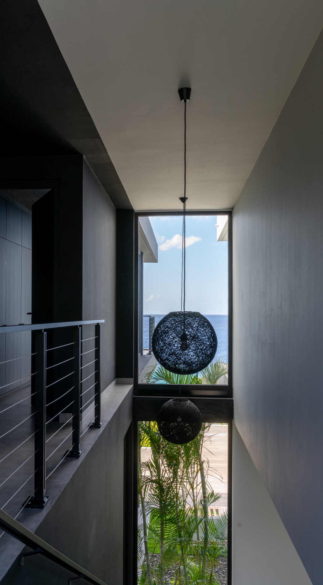 modern architecture: rear view of the modern villa with garden and pool, Luxury, Design, Exclusive, Modern, Custom Made, Special, Beautiful