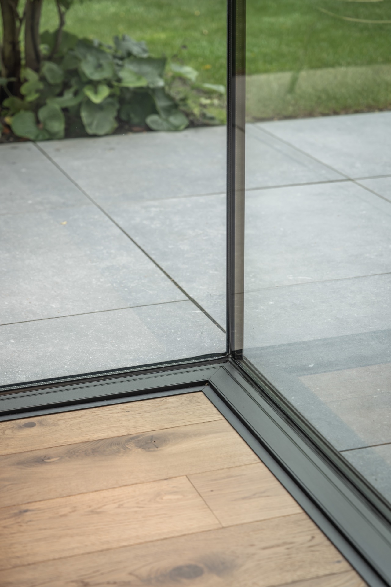estensione in vetro moderna: facciata in vetro con giardino e patio, Luxury, Design, Exclusive, Modern, Custom Made, Special, Beautiful