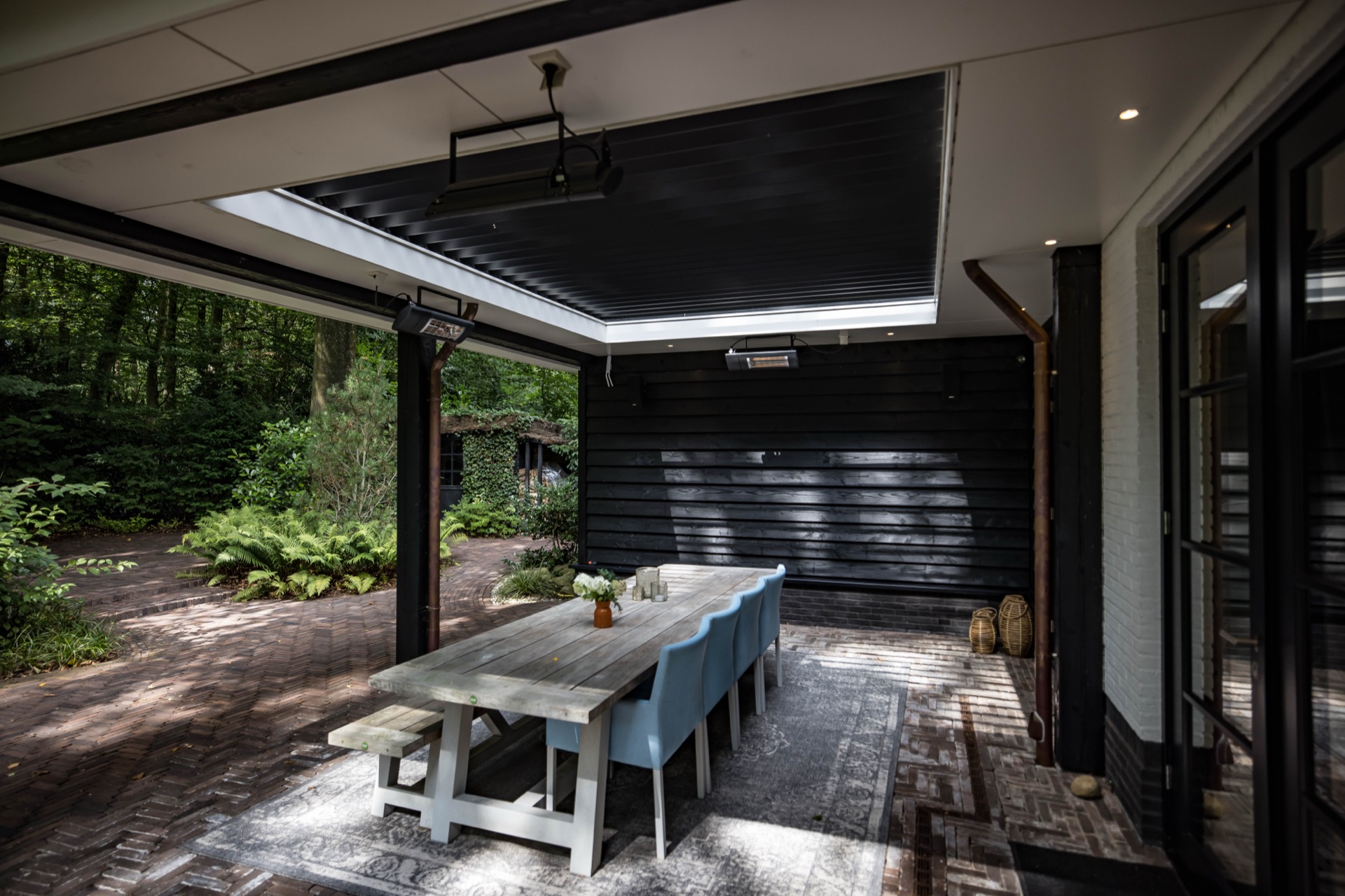 giardino con copertura: interno con soffitto elegante e illuminazione integrata, design moderno, Luxury, Design, Exclusive, Modern, Custom Made, Special, Beautiful