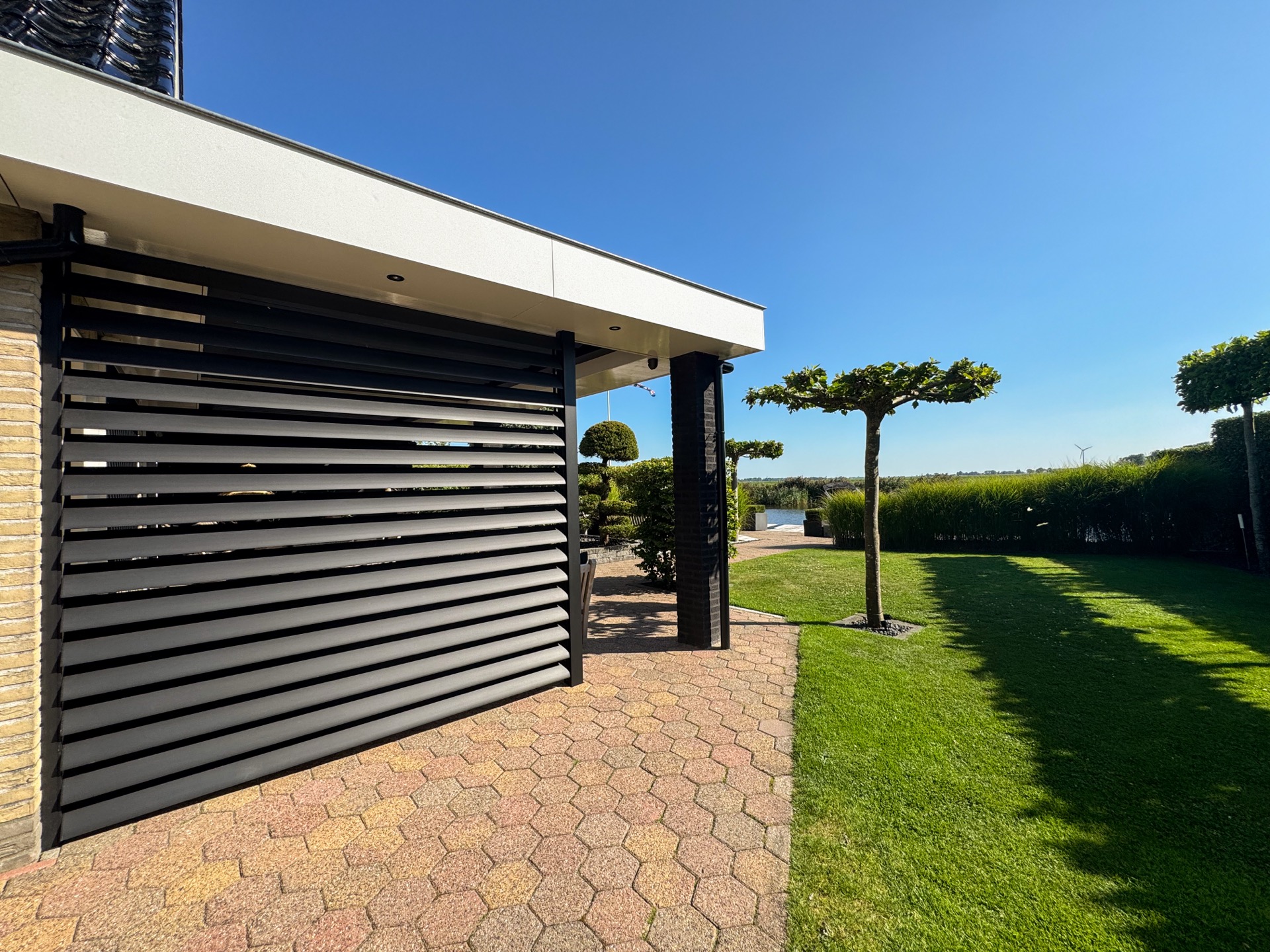 area esterna con copertura in alluminio, Luxury, Design, Exclusive, Modern, Custom Made, Special, Beautiful
