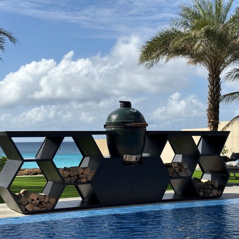 luxe buitenkeuken, design keuken in de tuin, luxe buitenkeuken met green egg, Luxe, Design, Exclusief, Modern, Maatwerk, Bijzondere, Mooie