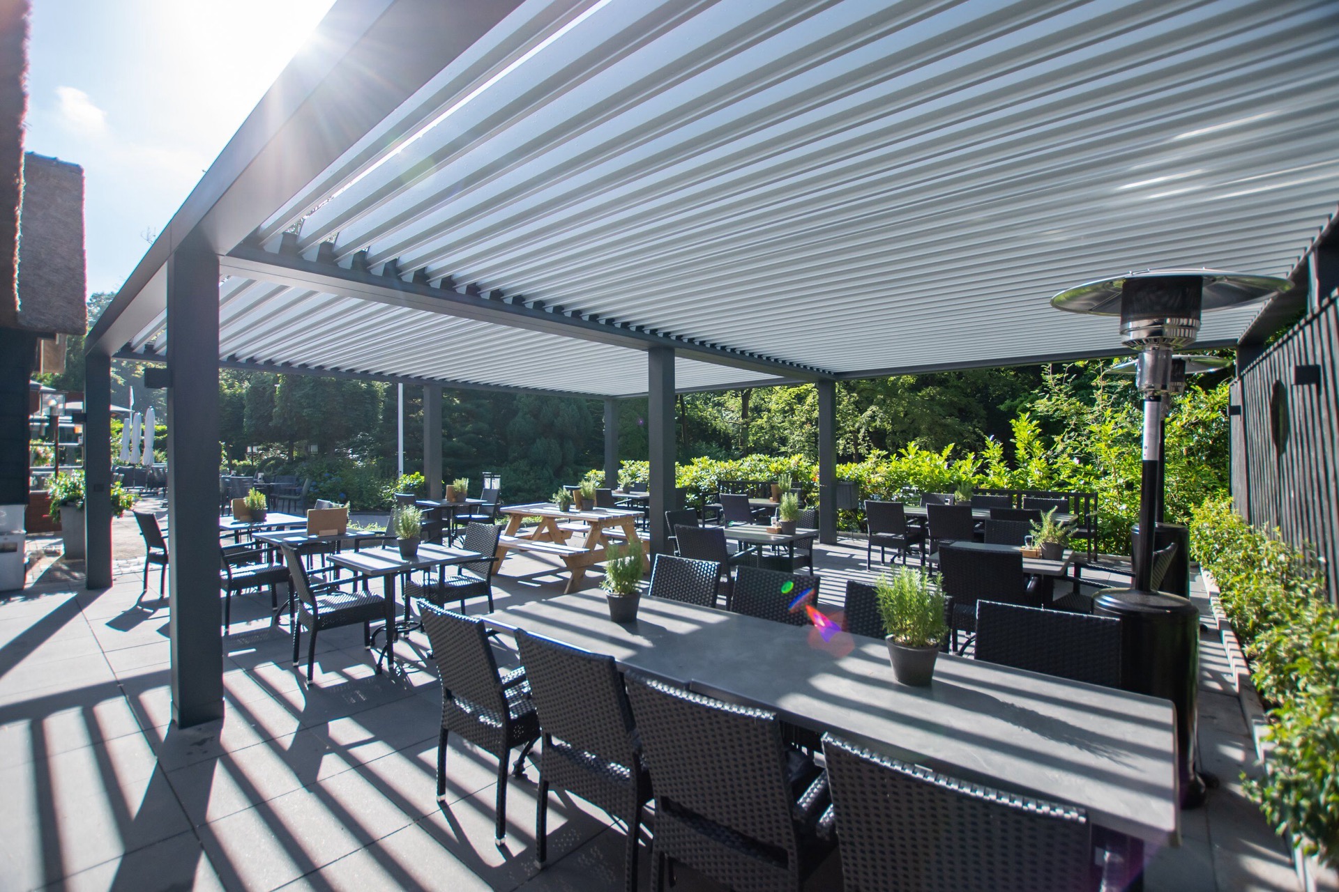 copertura da terrazza moderna: soffitto con lamelle per terrazza, moderno e trasparente alla luce, Luxury, Design, Exclusive, Modern, Custom Made, Special, Beautiful