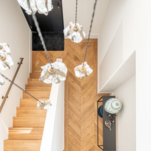 Exclusive Chevron and Plank Flooring in a Luxury Home