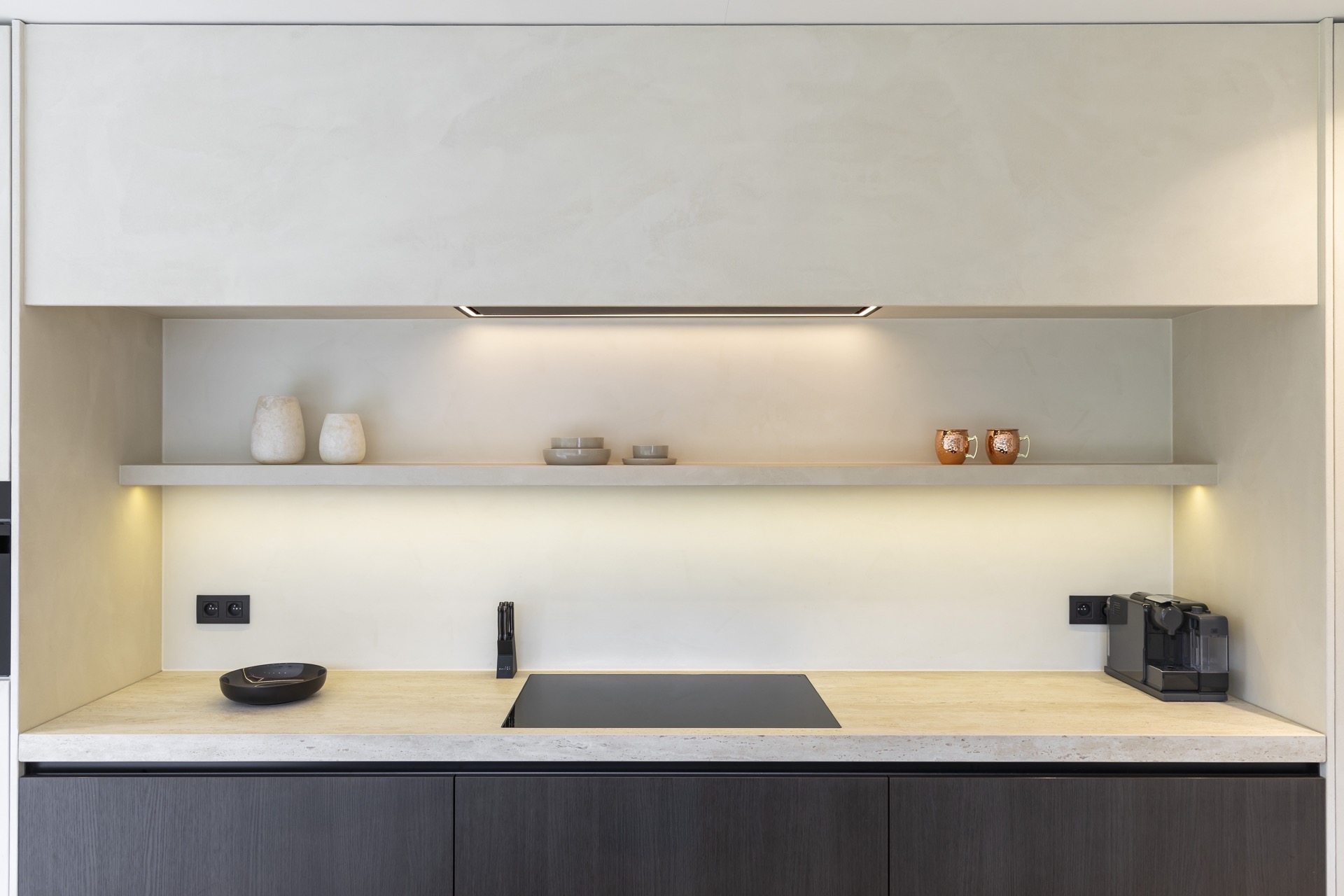 dettagli cucina moderna: cucina con forno incassato e macchina da caffè integrata, Luxury, Design, Exclusive, Modern, Custom Made, Special, Beautiful