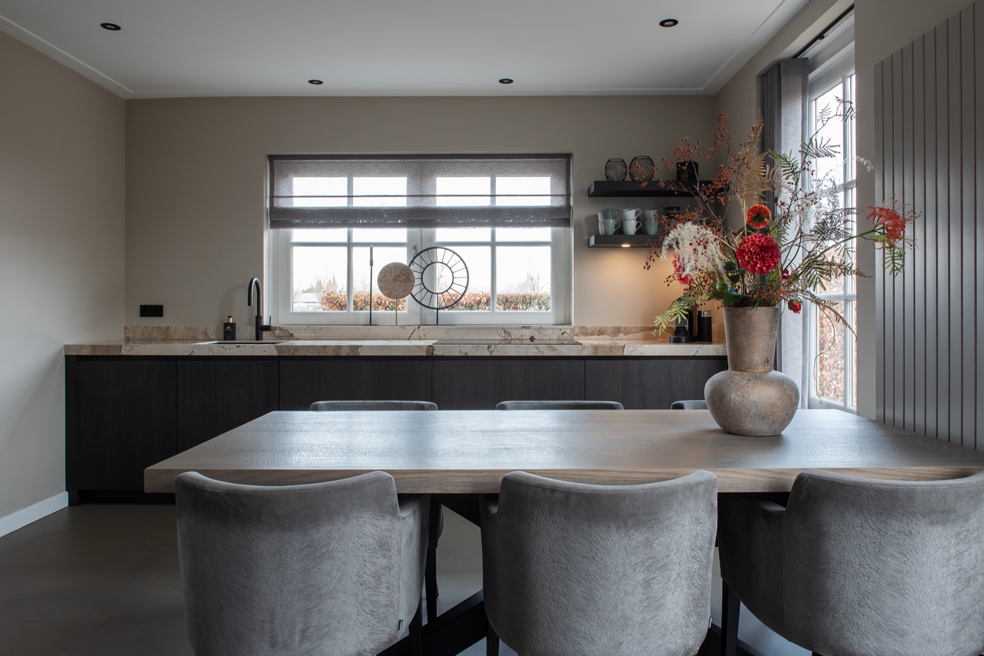 cucina moderna marmo: dettaglio del piano in marmo con motivo e lucentezza in cucina moderna, Luxury, Design, Exclusive, Modern, Custom Made, Special, Beautiful