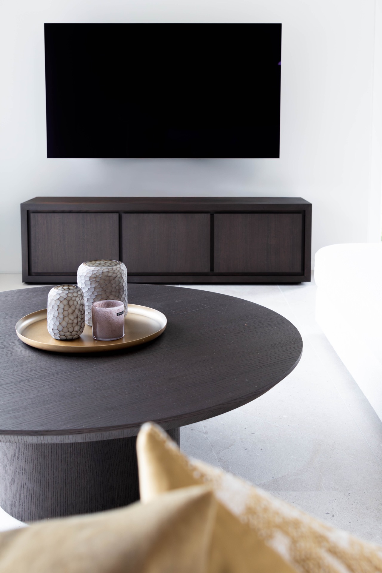 rivestimento in legno per pareti: soggiorno luminoso con zona living e sala da pranzo in tonalità neutre, Luxury, Design, Exclusive, Modern, Custom Made, Special, Beautiful