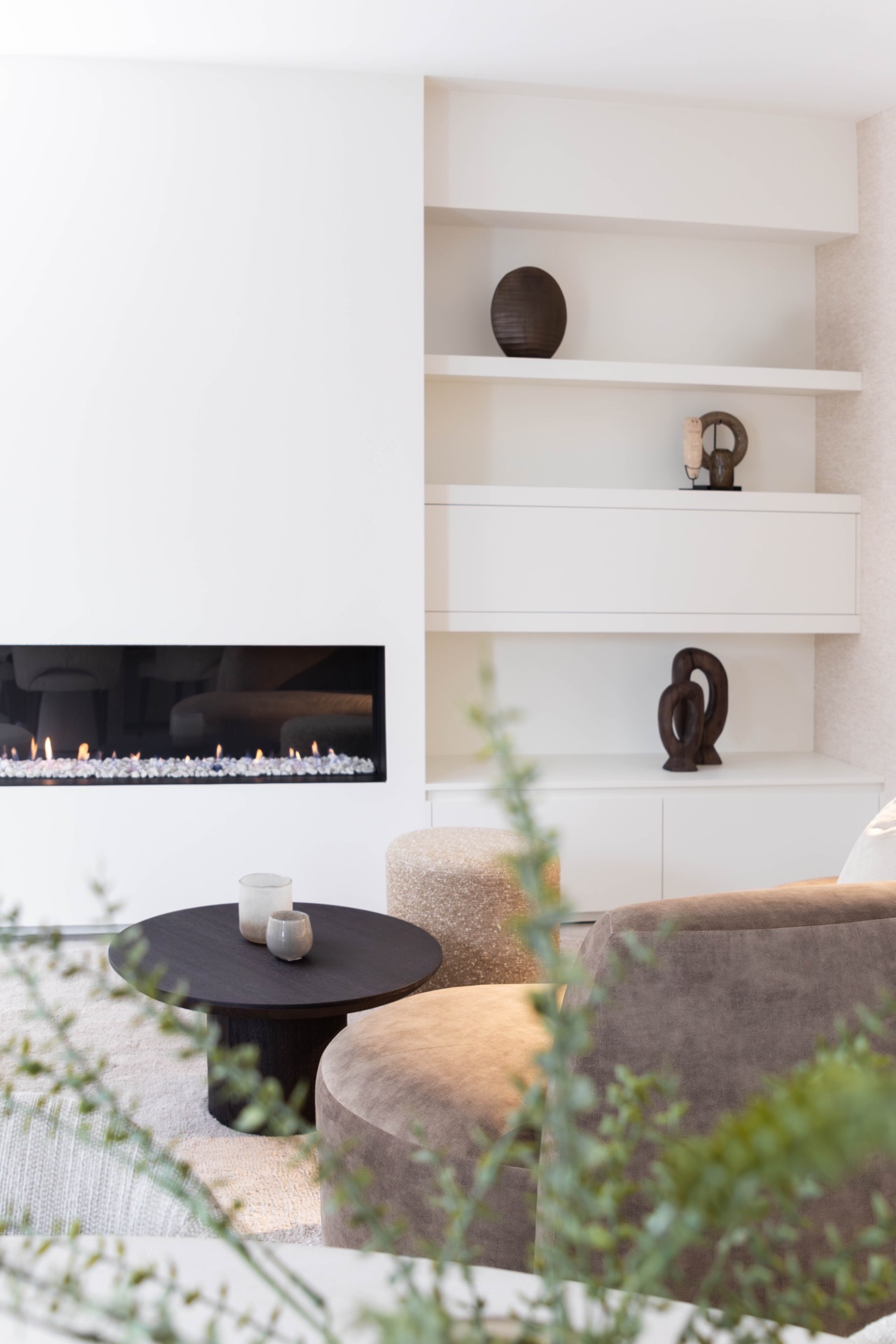 rivestimento in legno per pareti: angolo soggiorno accogliente con colori caldi e accessori decorativi, Luxury, Design, Exclusive, Modern, Custom Made, Special, Beautiful