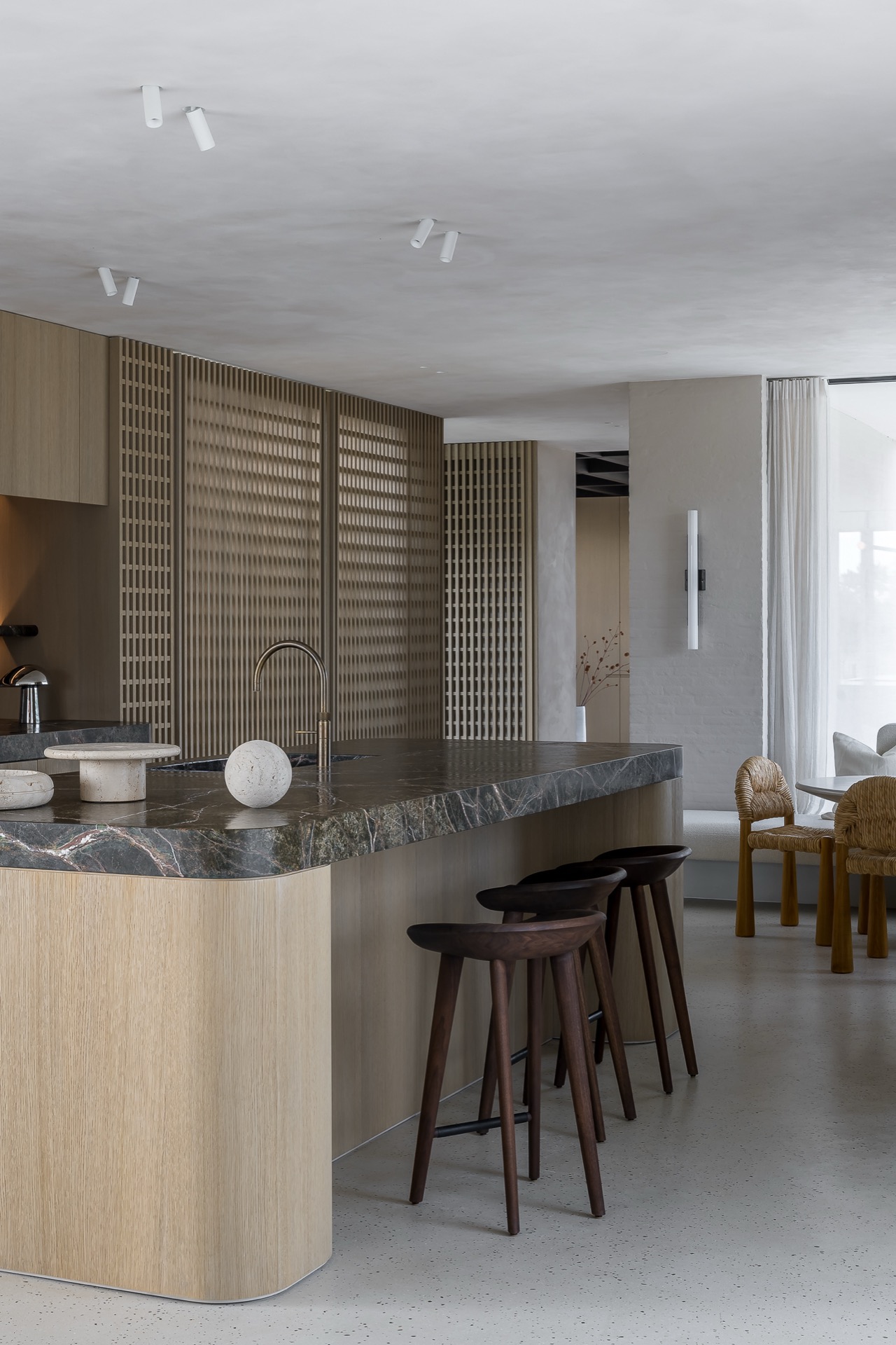 progetto di ristrutturazione casa: cucina moderna con piano in marmo e mobili in legno, Luxury, Design, Exclusive, Modern, Custom Made, Special, Beautiful
