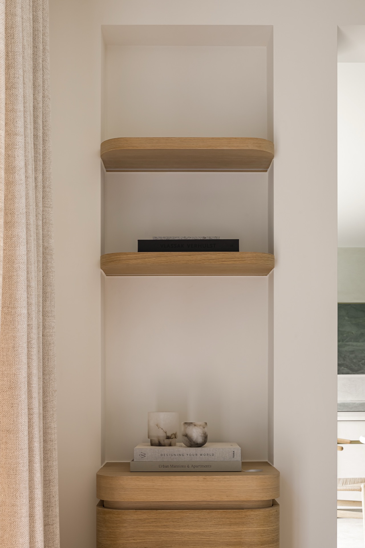 rivestimento in legno per pareti: ingresso con pannelli e pavimenti in legno, atmosfera calda, Luxury, Design, Exclusive, Modern, Custom Made, Special, Beautiful