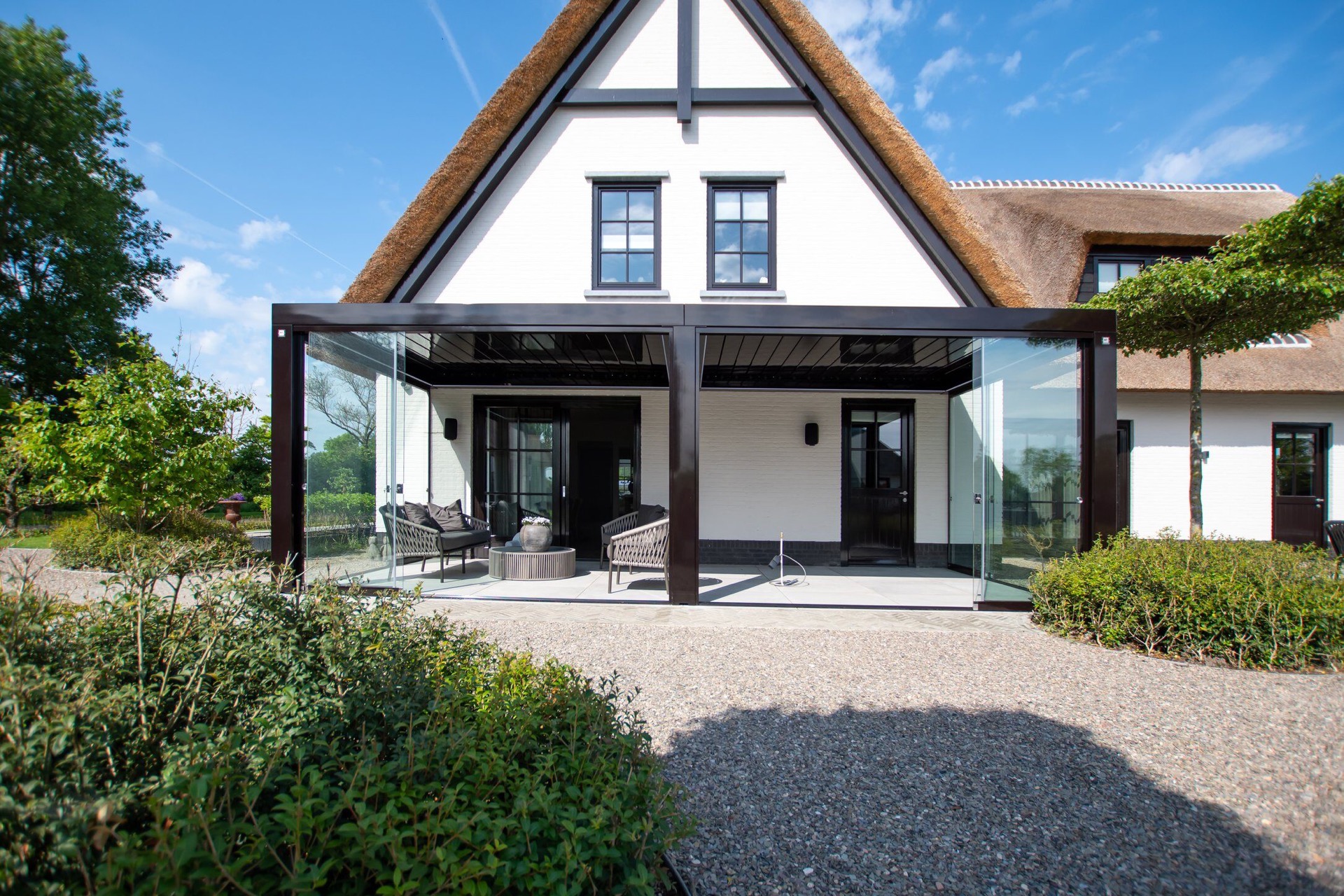 luxe tuin, luxe terrasoverkapping, luxe glazen terrasoverkapping, Luxury, Design, Exclusive, Modern, Custom Made, Special, Beautiful