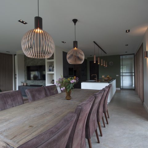 Hedendaagse dorpse woning