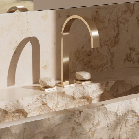 Van ruw tot verfijnd: Dornbracht presenteert de eerste Atelier Edition “The Rock”