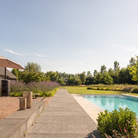 Landelijke boerderijtuin