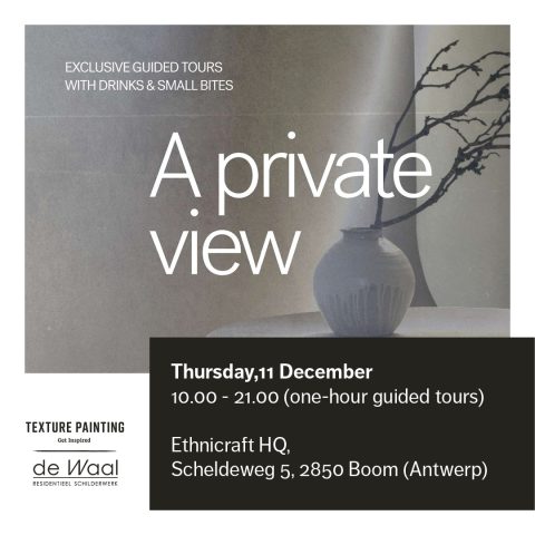 Een Private View op Materiaal & Ambiance: Ethnicraft x Texture Painting / de Waal