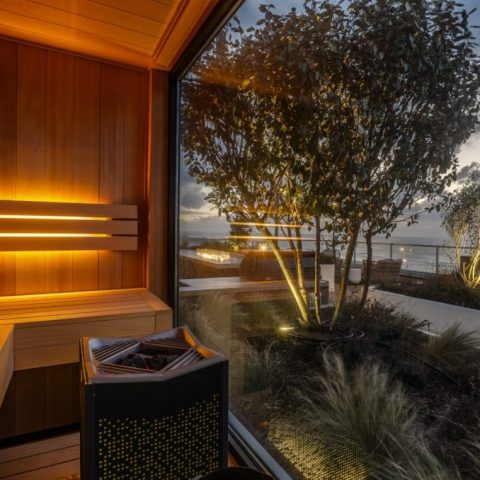 High-End Sauna belevening in de Tuin