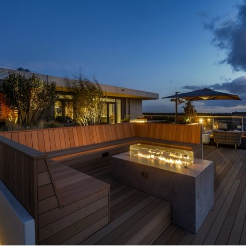 Luxe Fire Pit Lounges: Architectonische beleving in de tuin