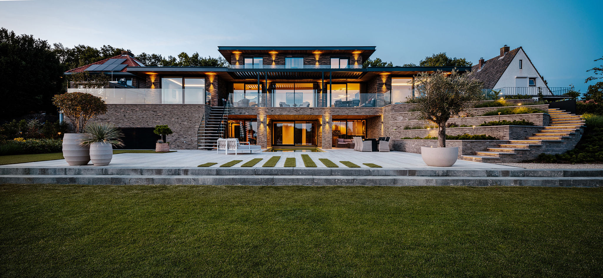 Casa sul fiume nel ritmo della regione del Reno - casa sul fiume il ritmo nella casa sul fiume nel ritmo della regione del Reno, Luxury, Design, Exclusive, Modern, Custom Made, Special, Beautiful