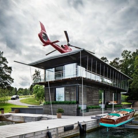 renovatie woning - verbouwd boothuis buiten in Verbouwd boothuis buiten Stockholm, Luxury, Design, Exclusive, Modern, Custom Made, Special, Beautiful