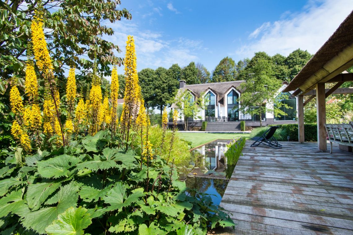Een elegante klassieke tuin die over vijftien jaar nog even sterk staat als nu