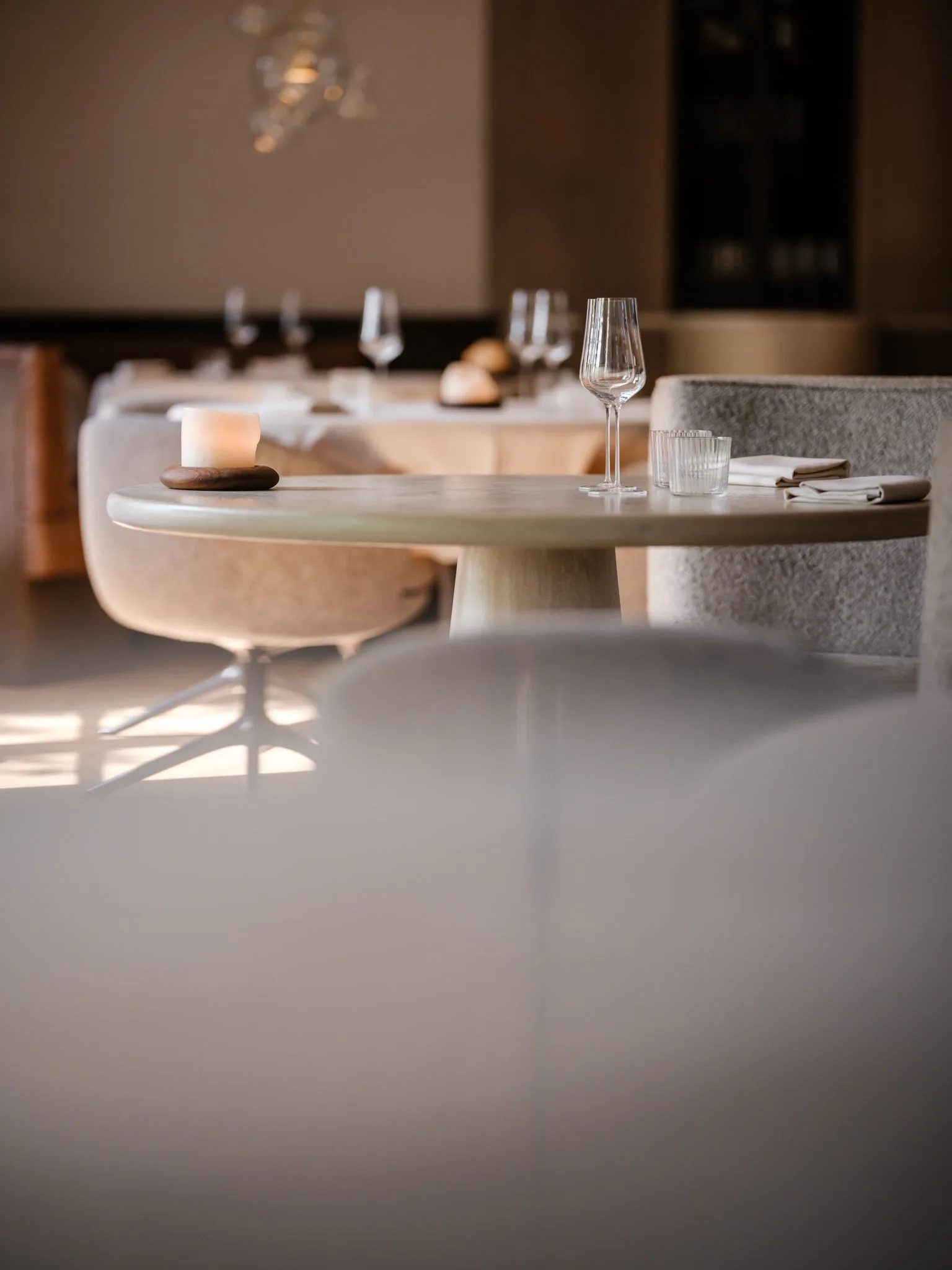 Alma Fine Dining - interior view - balanced and refined, Luxury, Design, Exclusive, Modern, Custom Made, Special, Beautiful