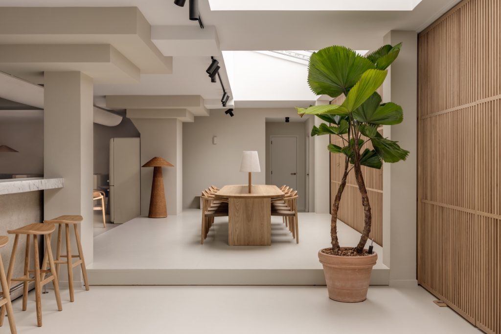 Een luxe en verfijnde werkomgeving
